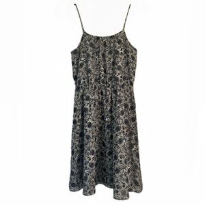 LOFT Floral Midi Dress